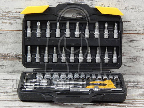 Набір інструментів MASTERTOOL 78-2047 (46 предметів), фото 1
