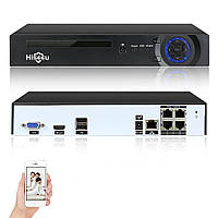 Hiseeu регистратор H.265 H.264 4CH 8CH 48V POE IP камера NVR