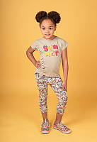 Дитячий костюм для дівчинки KS-20-16*Морський гламур* (розмір 104,110 Колір бежевий,персиковий)