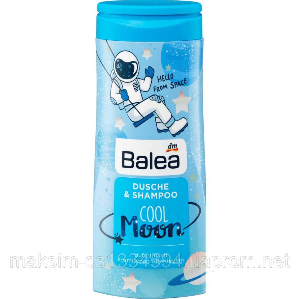 Дитячий шампунь-гель & шампунь Balea dusche & shampoo Cool Moon 300ml