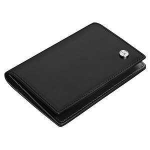 Mercedes-Benz Credit Card Leather Wallet, (Black, B66953959