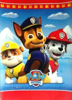 Наклейка з колекції Щенячий патруль 21смх14см, фото 1