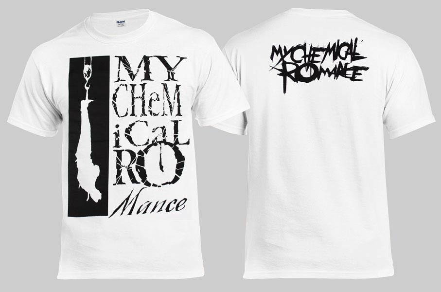 Футболка MY CHEMICAL ROMANCE Hang Man біла
