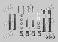 Ремкомплект задніх гальмівних колодок WP (Carrab) 3140 для Ford Cortina, Taunus, крос-код за Quick Brake 515