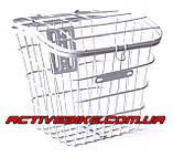 Кошик для велосипеда передня, біла, посилений із кришкою., фото 2