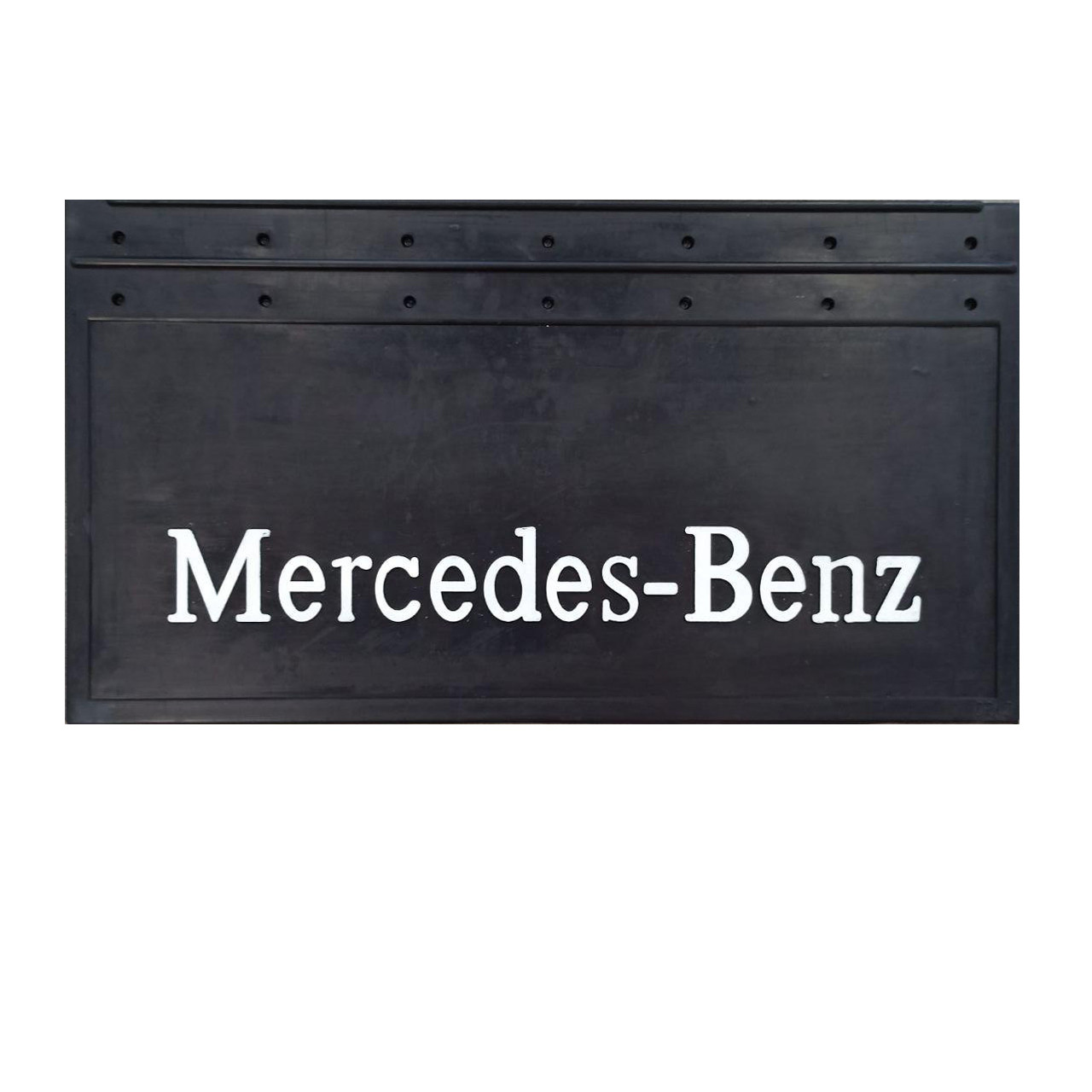 Бризговики для вантажівки Mercedes-Benz рельєфний напис (650х350 мм)