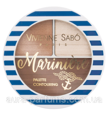 Палітра для скульптування обличчя Vivienne Sabo Mariniere Palette Contouring 02