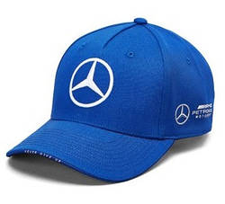 Бейсболка Mercedes F1 Cap Valtteri Bottas, Edition 2019, Blue, артикул B67996277