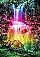 Алмазная мозайка. Набор алмазной вышивки "Радужный водопад". Размер 56*76 см.