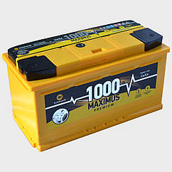 Акумулятор автомобільний 100Аг (-/+) MAXIMUS АКБ 353x175x190