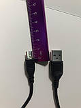 Кабель micro USB до мобільного телефону подовжений 8 мм Black, фото 10