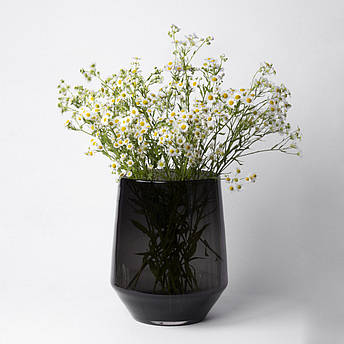 Ваза скляна велика Smoke M