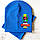 Дитяча шапка з хомутом КАНТА "Brawl Leon" розмір 48-52 синій (OC-522), фото 3