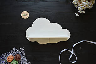 Дитяча поличка з дерева "Хмара"