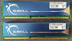 4GB 2*2GB DDR3 1333MHz G.Skill PC3 10600U CL8 RAM Оперативна пам'ять