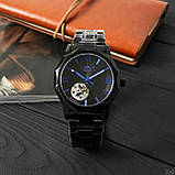 Чоловічий годинник Winner W8116 Black-Blue, фото 5