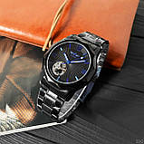 Чоловічий годинник Winner W8116 Black-Blue, фото 4