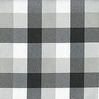 Ткань для мебели, мебельного цвета жаккард в клетку Эдинбург (Edinburgh) бело-серого цвета