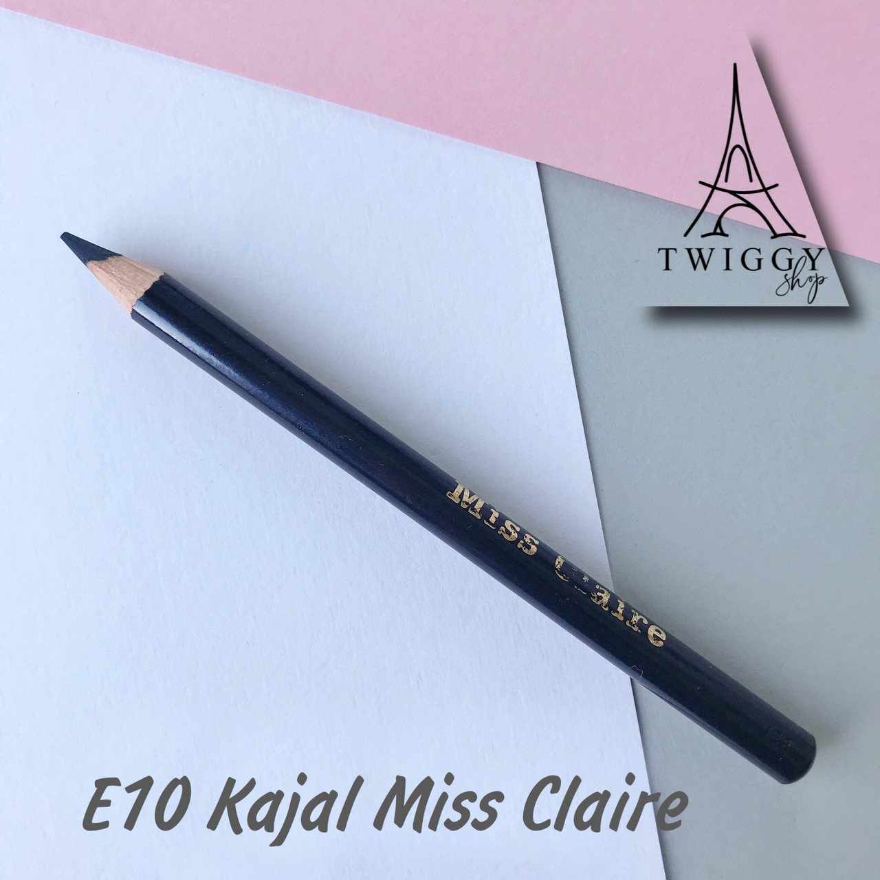Олівець для повік-каял E10 Miss Claire Soft Kajal Eyeliner