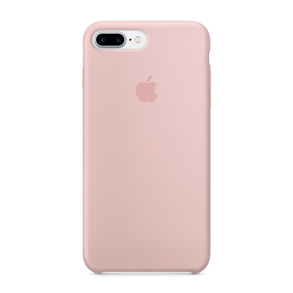 Чохол Silicone Case з відкритим низом для iPhone 7Plus/8Plus пастельний рожевий pink sand, фото 1