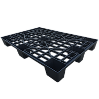 Поддон пластиковый (евро паллет) PL-100 черный Irak Plastik