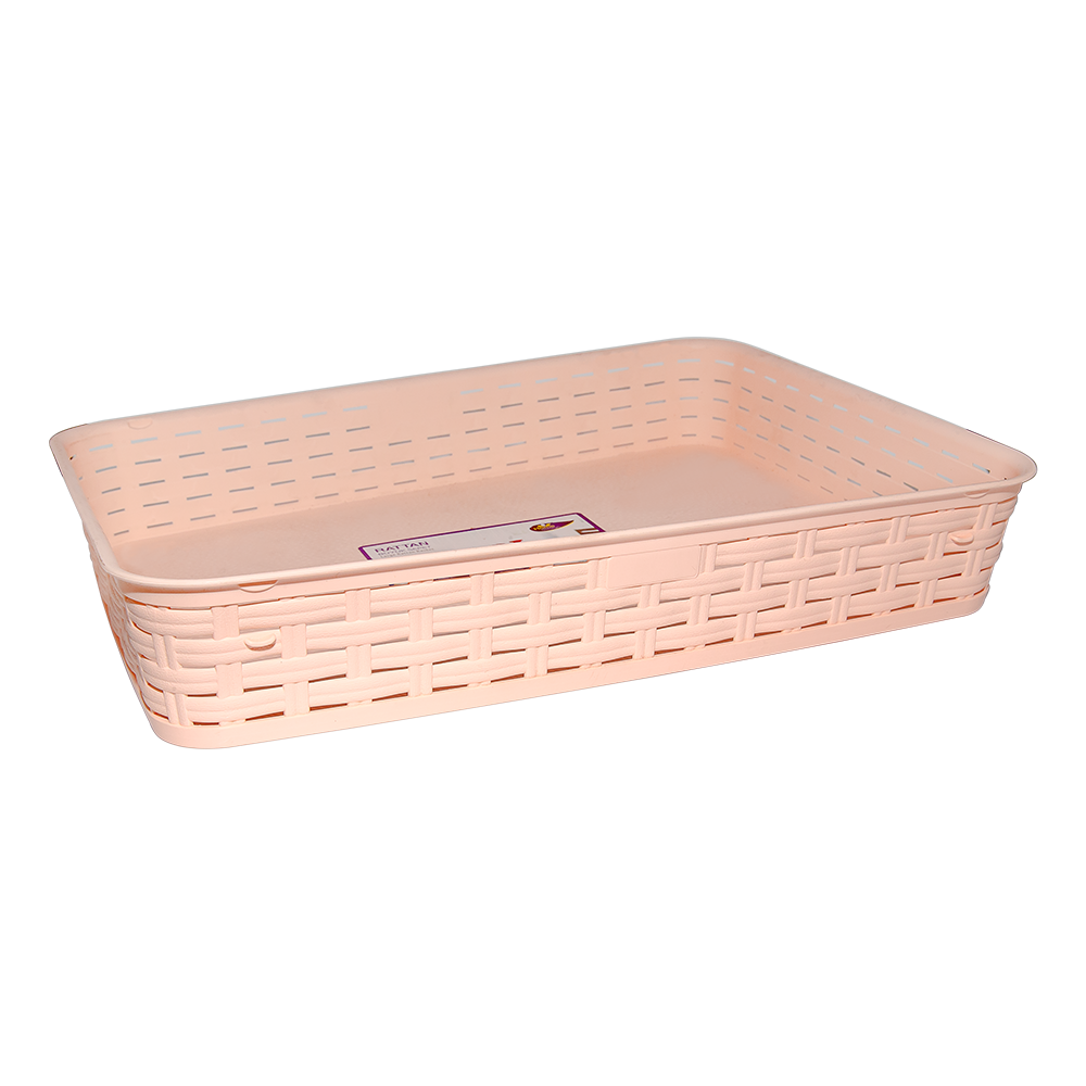 Кошик під ротанг 5,5 л жовтогарячий