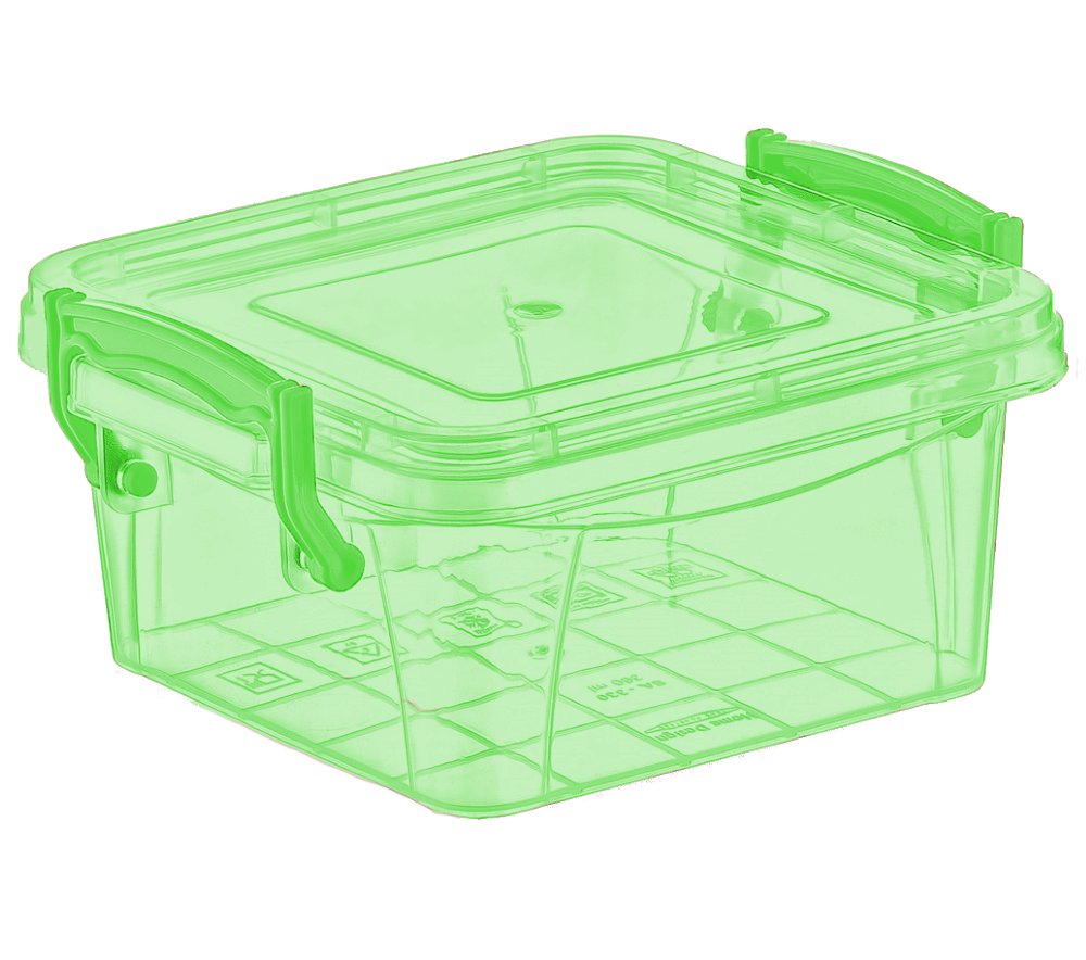 Контейнер на клямках 0,36 л зелений