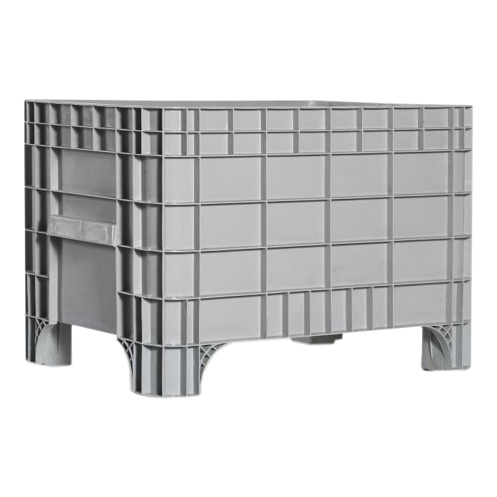 Пластиковий контейнер 930 х 590 х 515 харчовий 270 л без коліс сірий Kayalarplastik