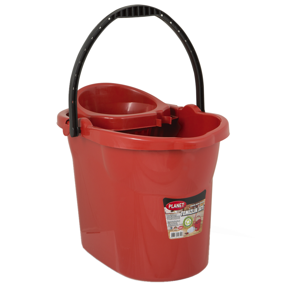 Відро для прибирання Planet No5 10 л червоне
