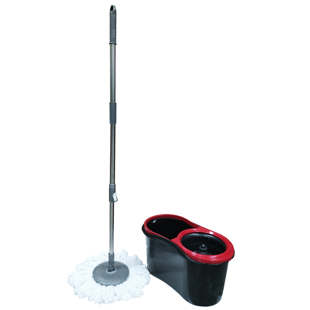 Набір для прибирання Planet Spin Mop Eco 13 л чорний