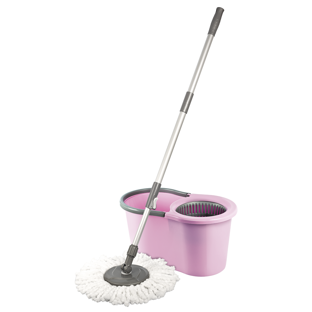 Набір для прибирання Planet Spin Mop Midi 16 л рожевий