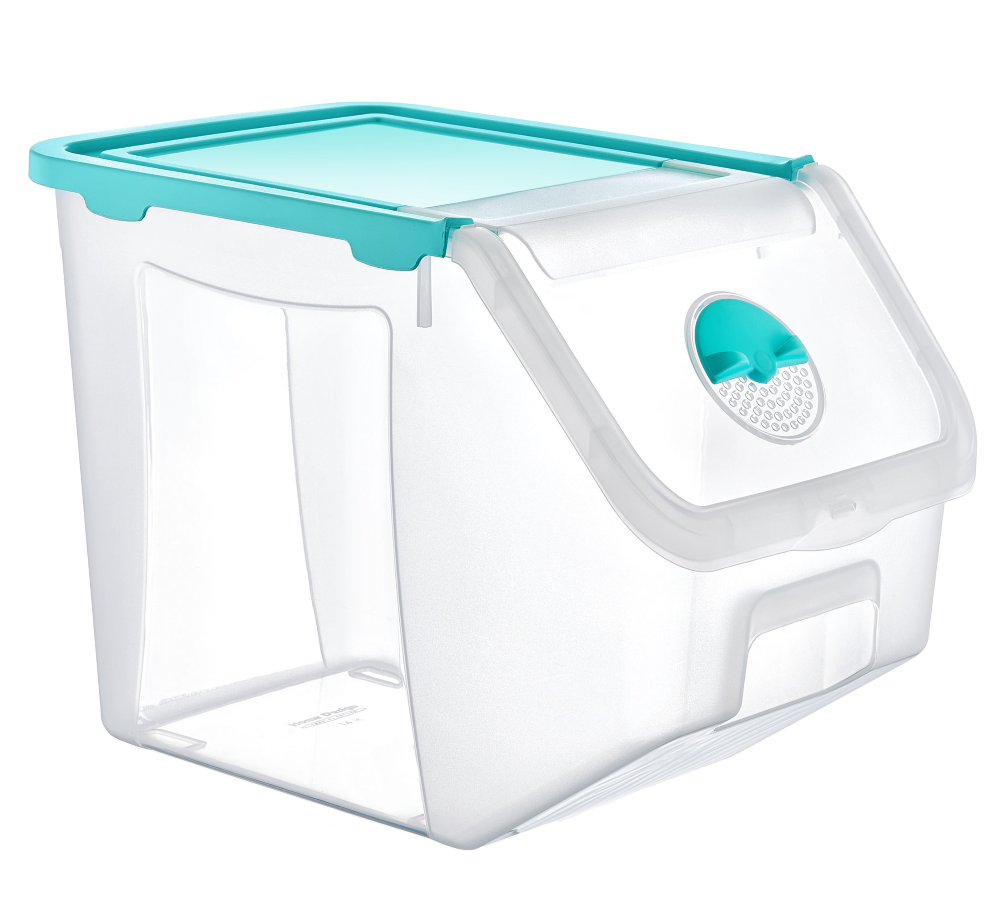 Контейнер 14 л для зберігання харчових продуктів бірюзовий