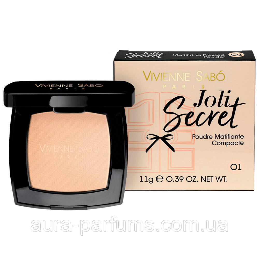 Компактна пудра з матуючим ефектом Vivienne Sabo Joli Secret