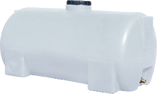 Ємкість 150 л горизонтальна ПБ біла
