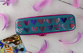 Пенал Металлический Colorfful heart 532284 19697Ф++ 1 вересня