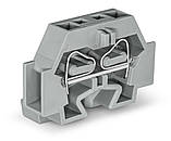 262-301 WAGO Клема 2-дротова 4 мм2 з монтажним фланцем, пружинний затискач CAGE CLAMP, фото 3