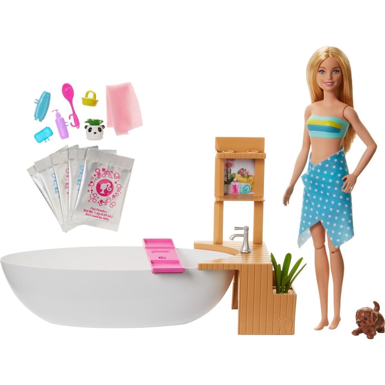 Barbie Ванна кімната Barbie Fizzy Bath Ванна кімната Mattel GJN32