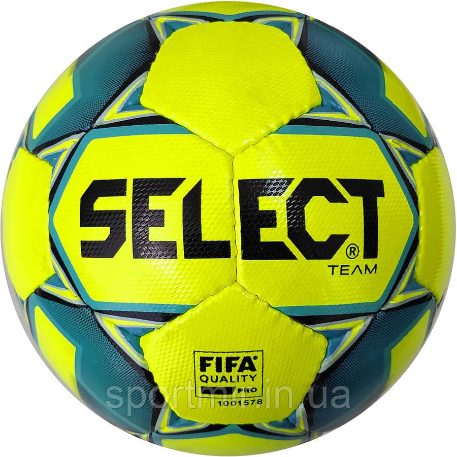 М'яч футбольний SELECT Team FIFA (016) жовт/син, розмір 5 086556, фото 1