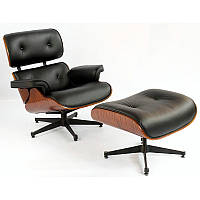 Крісло Eames Lounge Chair з підставкою Вишня