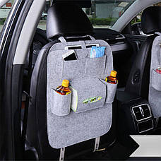 Автомобільний сумка-органайзер на спинку сидіння автомобіля | Органайзер для Автомобіля, фото 3
