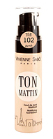 Крем тональный матирующий Vivienne Sabo Ton Mattin Mattifying Foundation 102 - Золотисто-бежевый