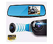 Дзеркало відеореєстратор з камерою заднього виду (2 камери) FHD, фото 4