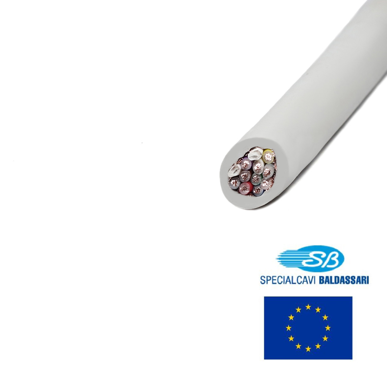 Кабель екранований 10G1,5 FROH2R мідний гнучкий CONTROLFLEX FR300S-10150 Specialcavi Baldassari контрольний управління (5 клас)