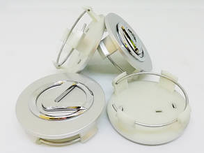Ковпачки для оригінальних дисків Lexus (срібло)