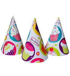 Ковпачки паперові "Кекси" (5шт.), Польща, висота - 15 см