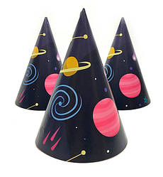 Ковпачки паперові "Космос" (5шт.), Польща, висота - 15 см