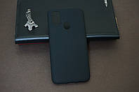Чехол бампер силиконовый для Samsung Galaxy A21s A217 ( Самсунг ) цвет черный ( Black) Soft-touch