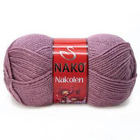 Пряжа Nako Nakolen, колір 569 темно-порошена троянда