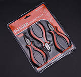 Набір міні плоскогубців, довгогубців і бокорізів 4,5" Harden Tools 560309, фото 3