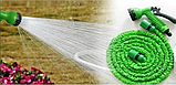 Шланг Xhose 7 режимів для поливу 30м метрів зелений для городу з пістолет розпилювач, фото 3